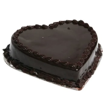 4-5 Kişilik Yaş Pasta - Çikolatalı Kalp ve Unutulmaz Anılar