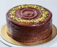 Akışkan Çikolatalı Antep Fıstıklı Pasta 2-3 Kişilik